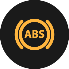 ABS (antilock brakes) warning